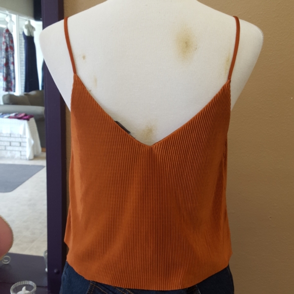 🆑️Ribbed copper crop tank - Picture 3 of 3